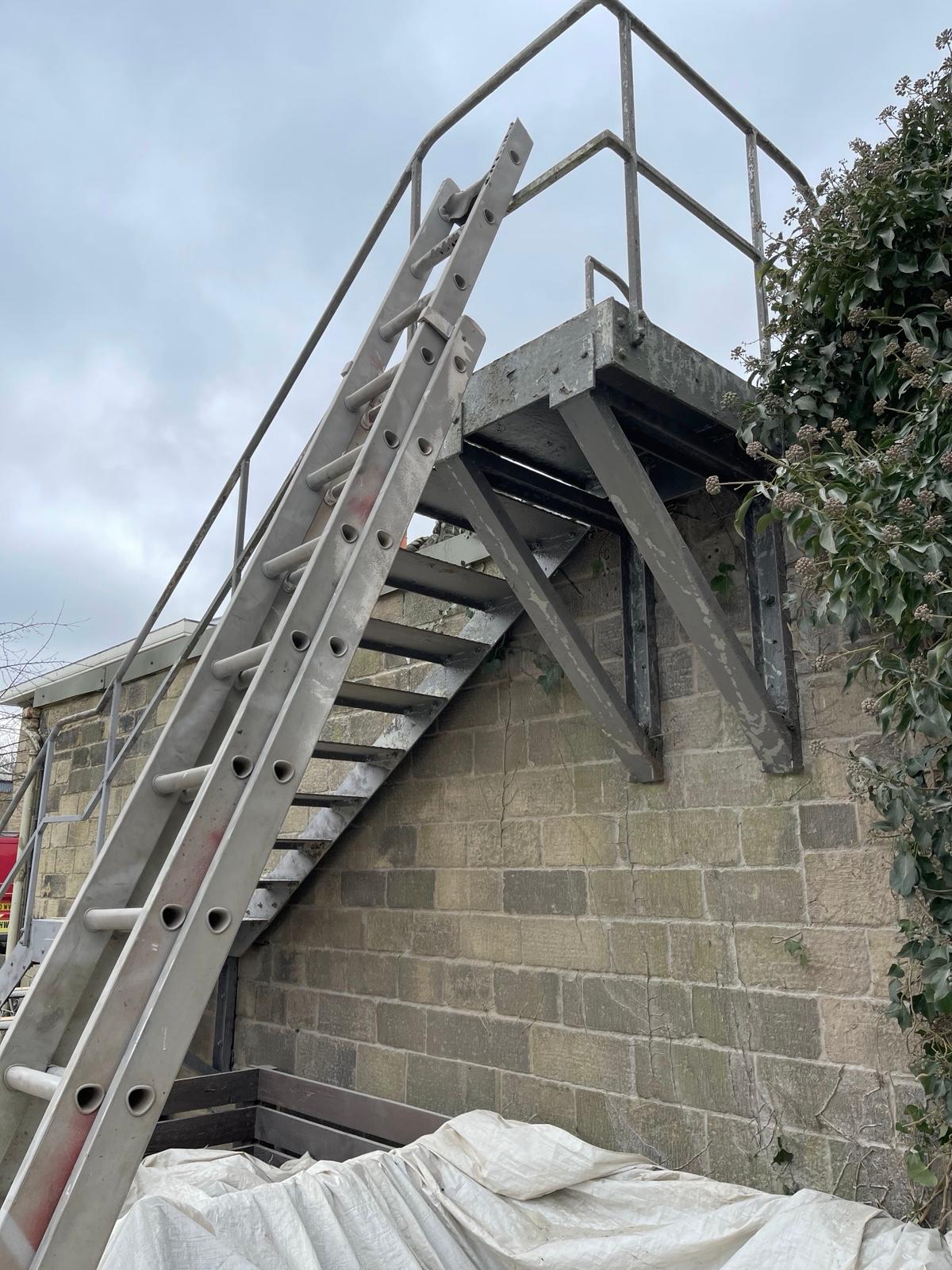 Before — underside & support steel