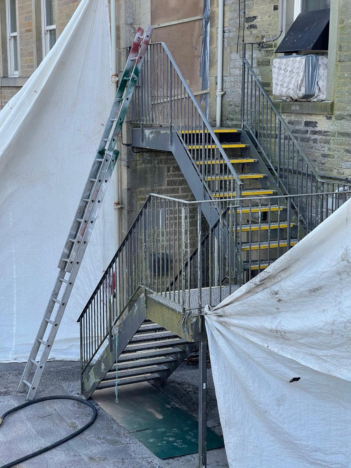 Sheeted & screened for containment